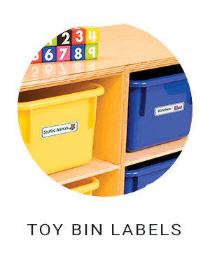 Lovable Labels - Toy Bin Labels