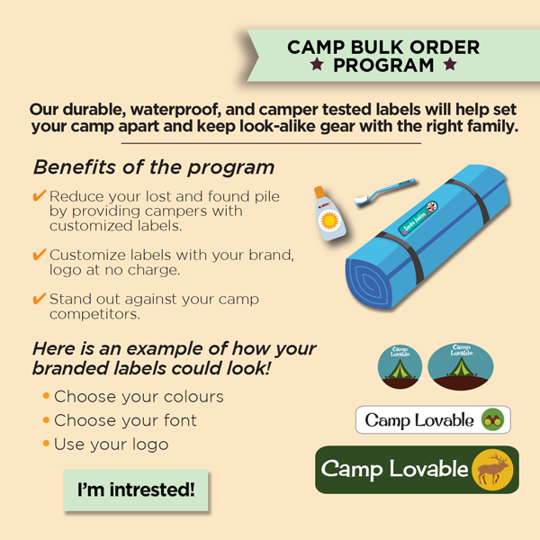 camp label program