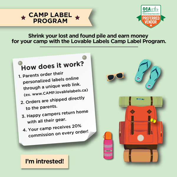 camp bulk label program